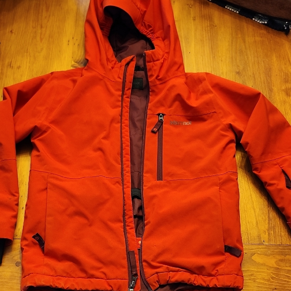 Marmot Red Hooded Jacket